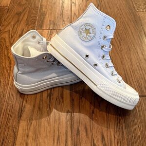 WOMEN'S CONVERSE CHUCK TAYLOR SEASONAL LIFT HI SUSTAINABLE PLATFORM SNEAKERS